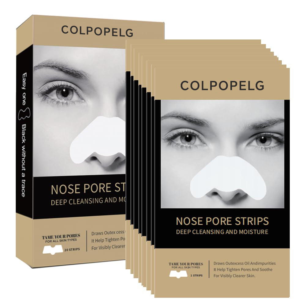 Blackhead Remover Nose Pore Strips - Deep Cleansing and Moisture Clear-Up Strips for Blackheads, for Women & Men