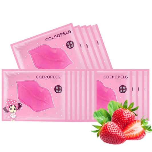 Collagen Crystal Lip Mask Set, Moisturizing Lip Sleep Mask Anti wrinkle patches Plumping Lip Balm Lip Patches Reduces Lip Lines Remove Dead Skin Hydrating Gel Masks lip care set
