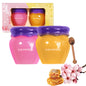 Lip Mask,Honey and Sakura Lip Mask Set,Repair Lips Day and Night,Plant Extract,Lip Mask Overnight,Hydrating Lip Balm
