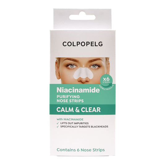 Calm & Clear Purifying Nose Strips (6 Pack) - Lifts out Impurities. Specifically Targets Blackheads. Unclogs Pores