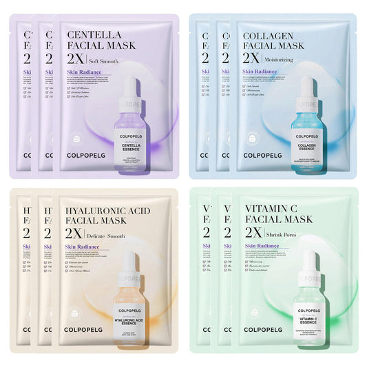 Collagen Face Sheets Mask,Hydrating Face Masks Skincare,Moisturizing Facial Masks for Women and Men,Overnight Face Mask Skin Care for All Skin Types