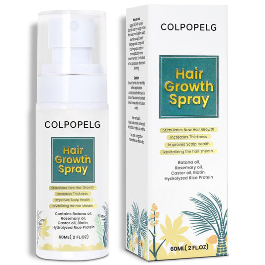 Natural Hair Growth Oil Spray - Batana Rosemary Biotin Caffeine Scalp Serum