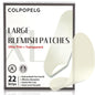 Large pimples of pimples (22 strips), hydrocolloid dots, spots, pimple stickers, XL-Ultra thin, long size, suitable for larger area